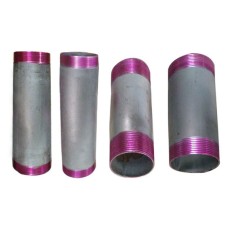 GI Barrel Pipe Nipple Round Commercial (LENGTH:100mm 4" Long)